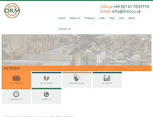 Tablet Screenshot of drmfiltration.com